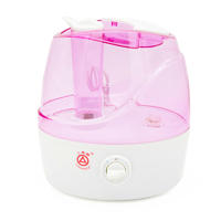 Pink Humidifier Anti-Slip Handle with Whisper-Quiet Operation 2.2L / 0.58G